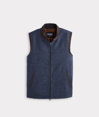 Ashville Wool Vest :: Blue