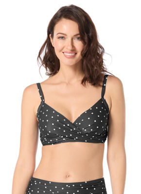 Beach House Women's Sailor Dot Christa Wrap Bikini Top