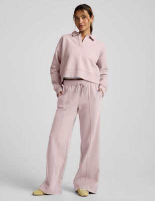 Luxefleece Pintuck Wide Leg Pant