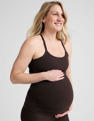 Spacedye Keep Your Cool Maternity Slim Racerback Tank