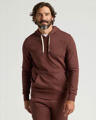 Carob Fleece French Terry Pullover Hoodie