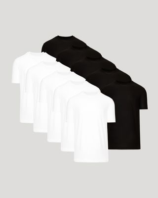 Black & White Active Crew 10-Pack