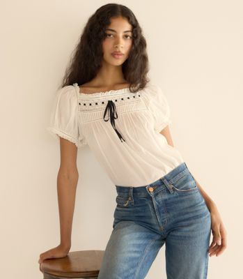 Fleurine Top -- Salt