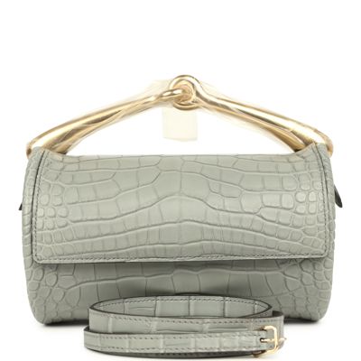 Hermes Maximors Ii Bag Gris Ciment Matte Alligator Permabrass Hardware