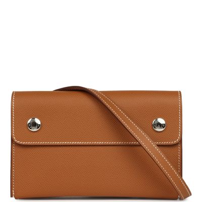 Hermes Hermesnap Wallet Gold Epsom Palladium Hardware