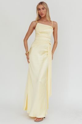Wysandra Knot Detail Maxi Dress Butter