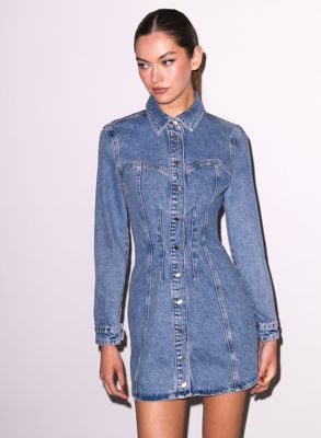 Denim Shirt Dress