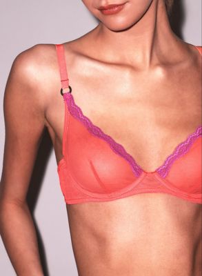 Sheer Tulle Demi Bra