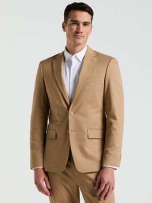 Slim Fit Cotton Blend Suit Jacket