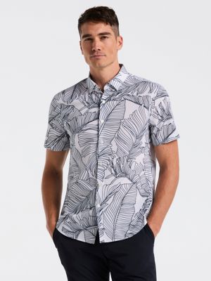 Slim Fit Botanical Print Shirt