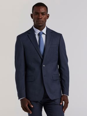 Slim Micro Print Suit Jacket