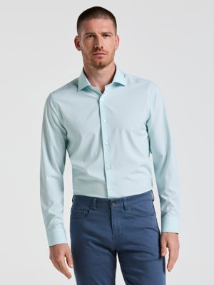 Performance Tech Geo Print Dress Shirt