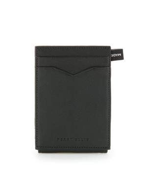 Leather Magnetic Card Case Wallet