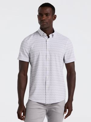 Slim Fit Geo Print Shirt