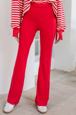 Grab & Go Red Leggings