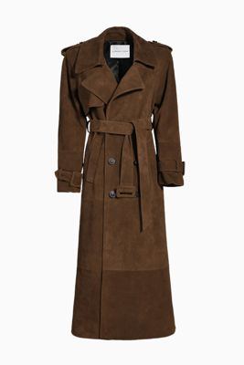 Susanna Chow Madison Suede Trench