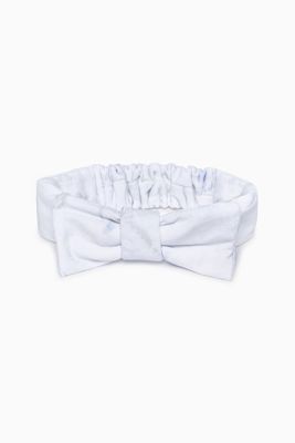 Bow Face Wash Beauty Headband - Blue Cloud