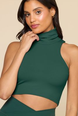 I Feel Cute Crop Top - Pine