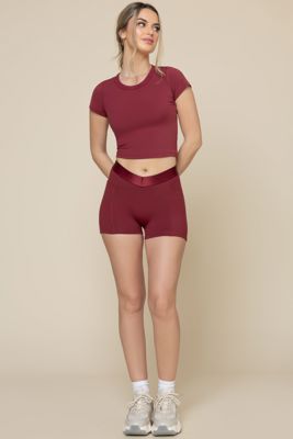 Contour Booty Short - Crimson