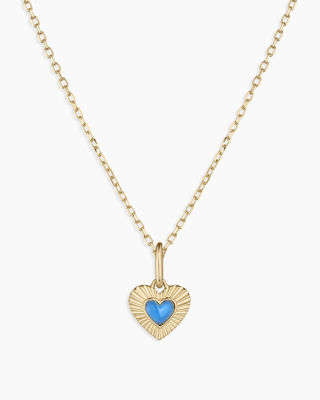 14K Gold It's A Boy Charm Necklace