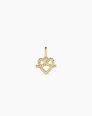 14K Gold Love Knot Charm