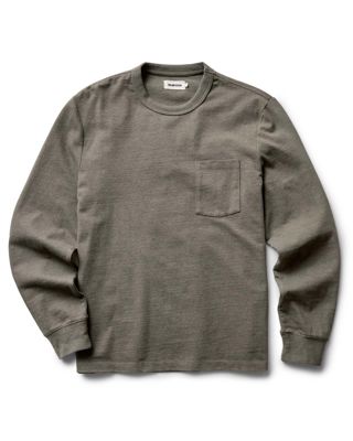 The Long Sleeve Shop Tee In Army Twist