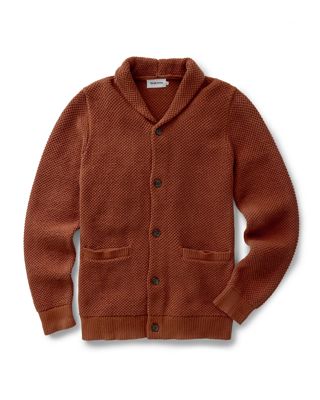 The Crawford Sweater In Rust