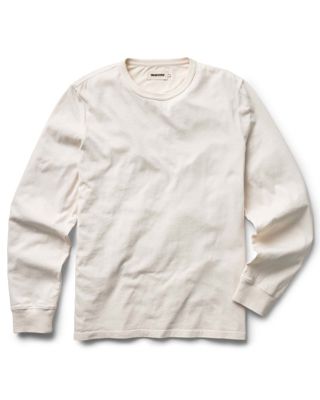 The Organic Cotton Long Sleeve Tee In Vintage White