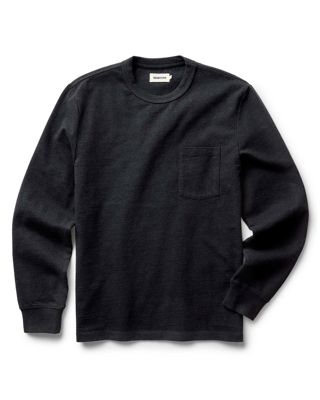 The Long Sleeve Shop Tee In Coal Twist