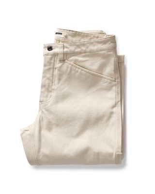 The Painter Pant In Seeded Natural Chipped Canvas