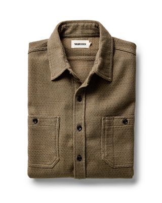 The Utility Shirt In Cypress Sashiko