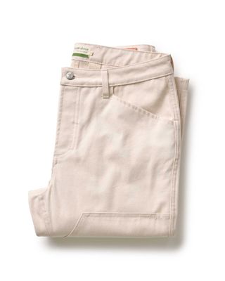 The Good Acre Chore Pant In Natural Canvas