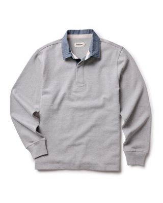 The Rugby Shirt In Heather Grey