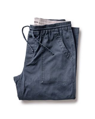 The Breakwater Pant In Dark Navy Ripstop
