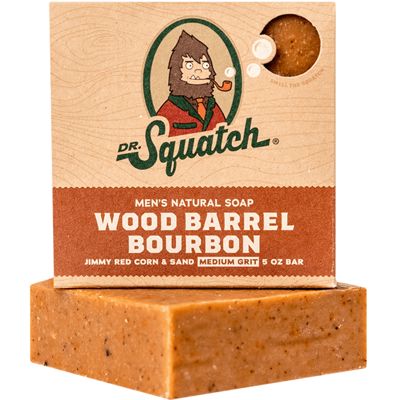 Essentials: Wood Barrel Bourbon Bar Soap