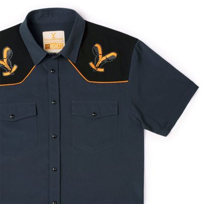 Yellowstone "est. 1886" - Short Sleeve Roper Shirt