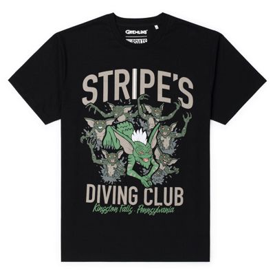 Gremlins "stripe’s Diving Club" – Crewneck Tee