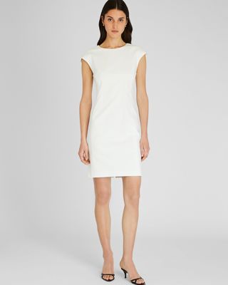 Darted Cap Sleeve Dress