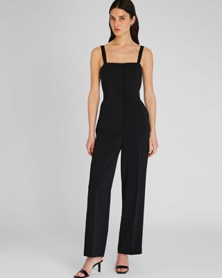 Darted Crepe Jumpsuit