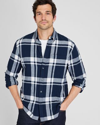 Standard Herringbone Plaid Shirt
