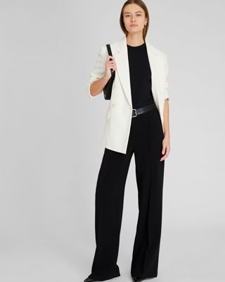 High-Rise Fluid Crepe Trouser