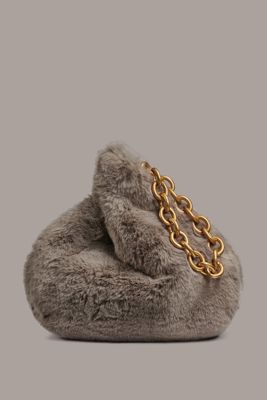 Lawrence Faux Fur Wristlet