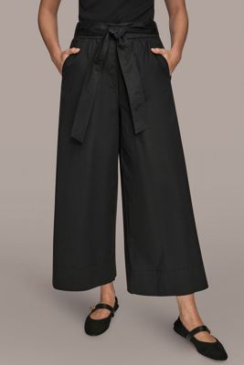 Cropped High-Rise Wide-Leg Pant