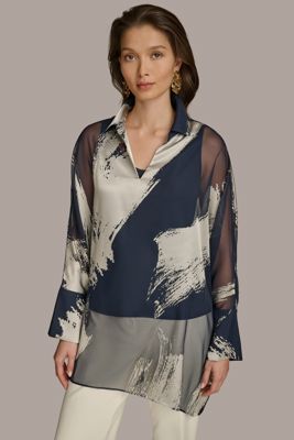 Print Collared Tunic