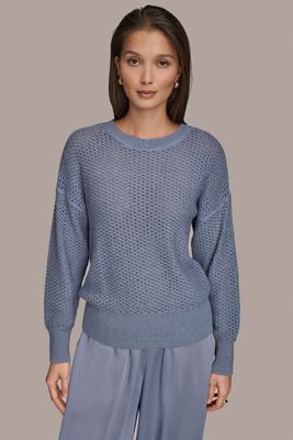 Long Sleeve Open Stitch Sweater
