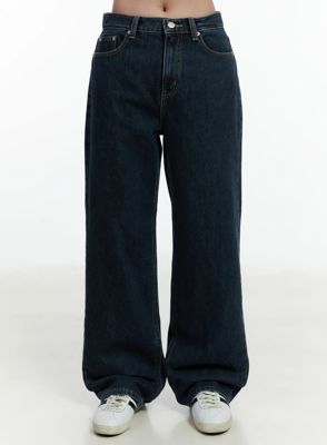 Rylee Fleece-Lined Wide-Leg Jeans Cd523