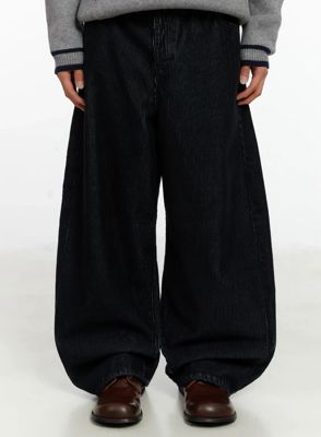 Men's Corduroy Wid-Leg Pants Id524