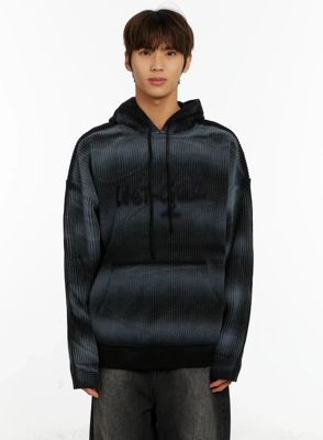 Men's Graffiti Knit Hoodie Id524
