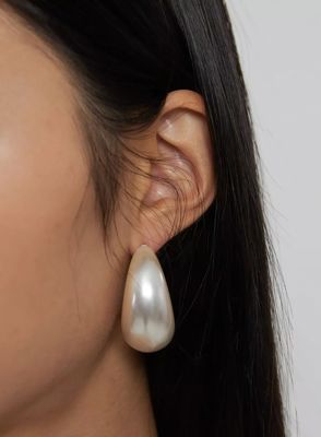 Bold Pearl Earrings Ij508