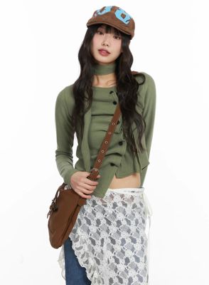 Chic Ruffle Cardigan Cd531